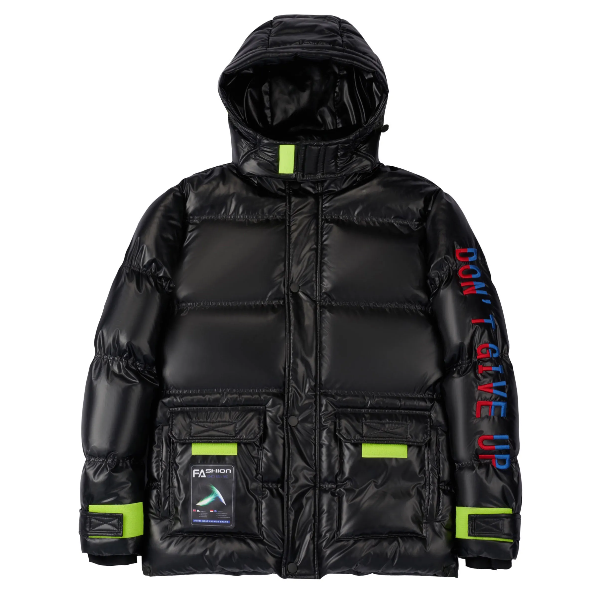 OEM/ODM Custom Embroidered Logo Padded Jacket Windproof Winter Coat Warm Men Bubble Puffer Down Jacket