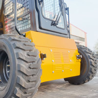Kompaktlader mit 60 PS Dieselmotor, Ergonomischer Kabine, Langlebigen Reifen und Hohem Lastmoment für Hausrenovierung und Gartenarbeit