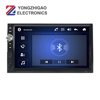 Radio Estéreo para Auto con Conexión Telefónica, Reproductor de CD 7018B, DVD, Mejor Unidad Principal 1 Din Universal