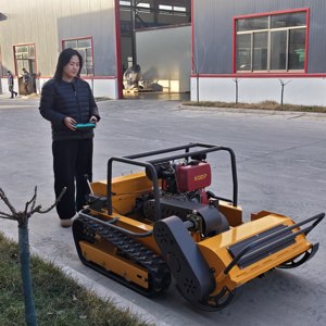 Cortacésped Robótico Autopropulsado con Control Remoto RC, Tractor Cortacésped de Giro Cero, Máquina Cortadora de Césped para Jardín - Product Image 1