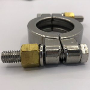 SS304 SS316L 2 "4" 6 "8" 10 "12" Tri kẹp nhiệm vụ nặng nề vệ sinh thép không gỉ 6 inch áp lực cao phụ kiện đường Ống kẹp - Product Image 4