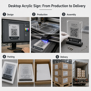 Panneau d'affichage <span class=keywords><strong>de</strong></span> code QR en acrylique en plastique personnalisé pour décoration <span class=keywords><strong>de</strong></span> table <span class=keywords><strong>de</strong></span> bar Panneau d'affichage <span class=keywords><strong>de</strong></span> code QR d'affichage décoratif <span class=keywords><strong>de</strong></span> fête <span class=keywords><strong>de</strong></span> médias sociaux - Product Image 6