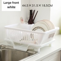 Égouttoir à vaisselle et support de rangement pour assiettes de grande capacité, égouttoir à vaisselle, support de cuisine, organisateur de cuisine