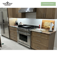 Armoires de cuisine modulaires Goldtop, portes Shaker en MDF peintes sur mesure |   Charnières à fermeture amortie |   Évier inclus |   N'importe quelle couleur |   Usage en appartement