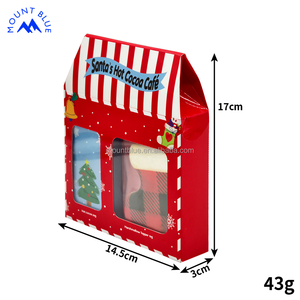 Kit de Café con Chocolate Caliente de Santa Claus Navideño en Oferta con Calcetín y Malvaviscos, Perfecto para Celebraciones Navideñas y Bebidas Cálidas - Product Image 2