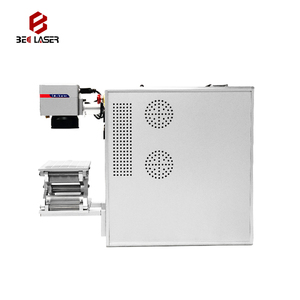 เครื่องมาร์กกิ้งไฟเบอร์เลเซอร์แบบรวม 20w 30w แหล่งกำเนิดแสง Raycus JPT สำหรับการแกะสลักโลหะ ทอง เงิน สแตนเลส - Product Image 1