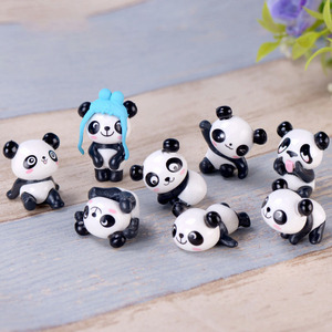 Figuras de Animales de Dibujos Animados en Oferta, Divertidos Mini Pandas de Plástico para Adorno de Escritorio, Decoración del Hogar, Regalo para Niños - Product Image 5
