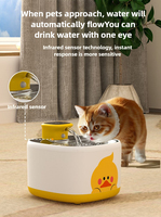 Fontaine à eau automatique silencieuse pour chat - Design écologique et durable, alimentation USB, anti-fuite et étanche, construction en plastique hygiénique