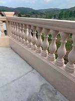 Moules à balustres en plastique ABS résistant Reazone RZCL 95 cm pour la coulée sur site de balustres en béton décoratifs