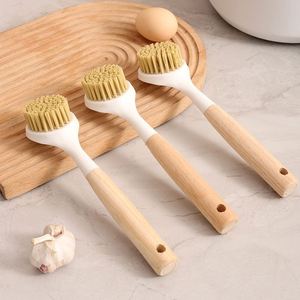 แปรงทำความสะอาดหม้อทำจากวัสดุ PP สำหรับเตาและล้างจาน ขจัดคราบตะกรัน - Product Image 2