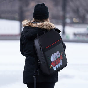 Nouveaux produits LED en promotion : Sac à dos publicitaire lumineux pour la publicité mobile, sac d'école LED, téléphone portable Bluetooth - Product Image 1