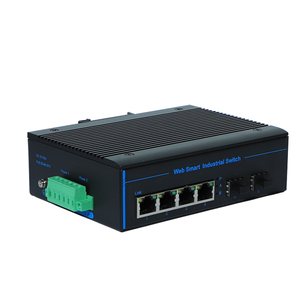 Commutateur Ethernet industriel de gestion WEB, 2 ports SFP avec 4 ports RJ45, rail DIN 35, commutateur réseau géré L2 Gigabit - Product Image 2