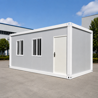 Maison conteneur en acier galvanisé de haute qualité, installation facile pour les logements du personnel sur site et le stockage