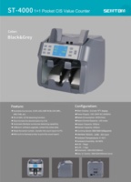 Dénomination mixte Projet de Loi Contre/2 Poche Trieuse/Détecteur de faux-Cash Money Valeur Monnaie Machine