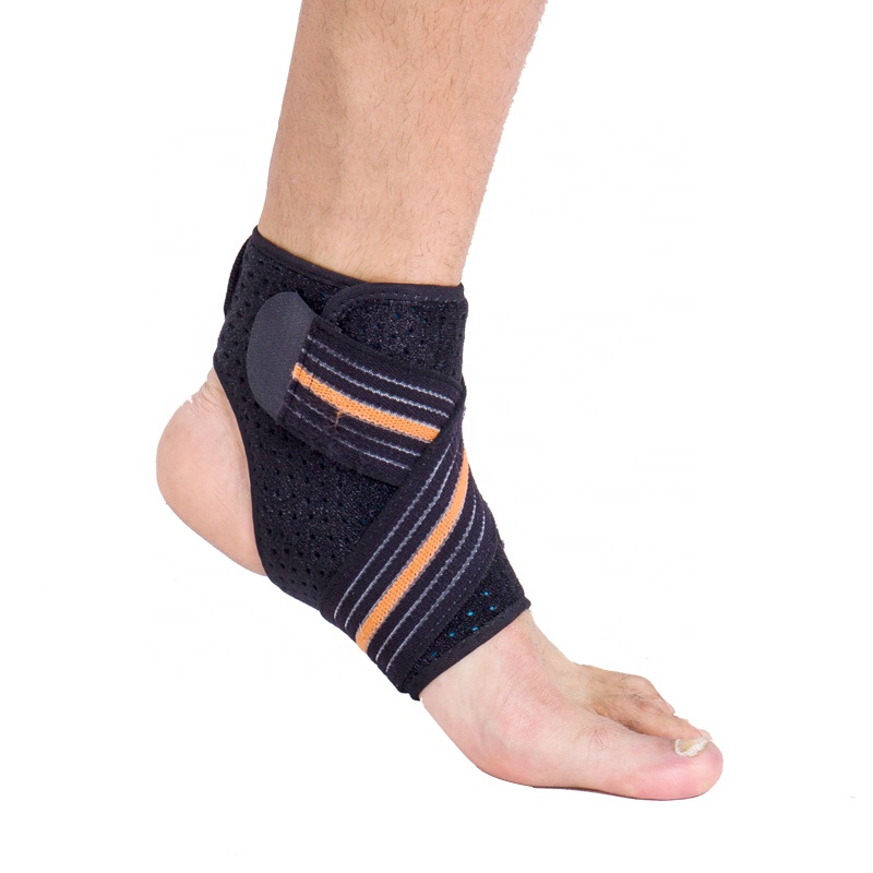 Компрессионный фиксатор голеностопа Регулируемый эластичный ремешок