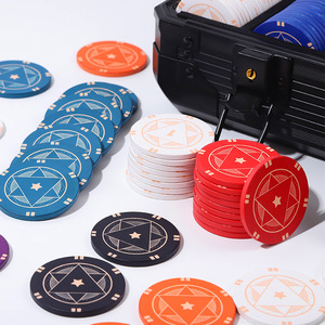 Jetons de poker en céramique de haute qualité de 43 mm avec valeur nominale pour une utilisation dans les salles de jeu d'échecs et de cartes - Product Image 3