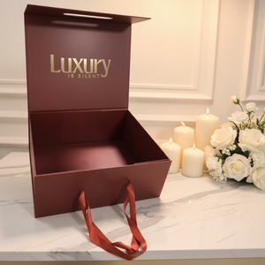 Caja de Regalo Plegable Magnética Vacía de Cartón Rígido Mate Grande de Lujo con Logotipo Personalizado Premium - Product Image 3