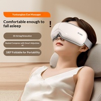 Masseur oculaire, compresse chaude, masque pour les yeux, appareil de soin des yeux pour soulager la fatigue, rechargeable par USB