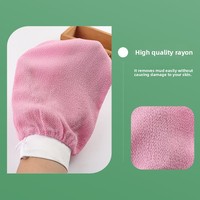 Gant de bain exfoliant simple couche pour le corps, élimination des peaux mortes, modèle Qlzzj, vente chaude pour le commerce extérieur, Maroc