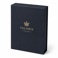 Caja de Regalo Magnética Rígida de Lujo Personalizada con Estampado en Dorado y Embalaje de Cartón