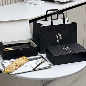 Bolsas de Papel Kraft Personalizadas al por Mayor para Shawarma, Bolsas de Compras Impresas con su Propio Logotipo - Product Image 1