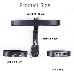 Women's Leather <strong>Female</strong> <strong>Chastity</strong> <strong>Belt</strong> Cock Ring Adult Fetish Body Restraint Harness Bondage Device Underwear Sex for <strong>Females</strong> - Product Image 6