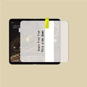 Nouveau Type Flexible Soft Hydrogel Pliant Téléphone Protecteur D'écran Transparent Partie Avant En Verre Trempé pour Google Pixel Fold