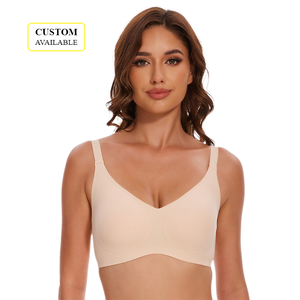 シームレスな大きなバストプラスサイズのブラジャーワイヤレスブラゼリーをカスタマイズ - Product Image 1