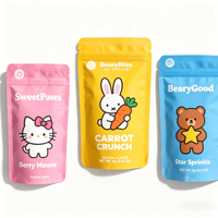 Emballage alimentaire personnalisé résistant à l'humidité avec fermeture à glissière thermoscellée PET+VMPET+PE, pochette autoportante imprimée en sérigraphie, laminée, recyclable