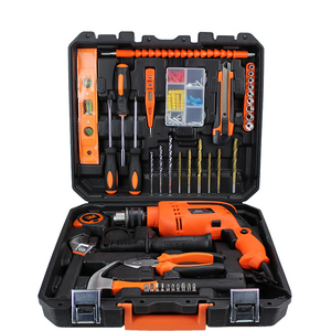 El Juego de Herramientas de mantenimiento de hardware doméstico combinado incluye un destornillador de taladro de impacto empaquetado en estuche rígido para traje de reparación - Product Image 1