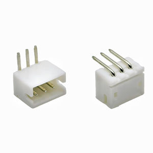 ขั้วต่อพินเฮดเดอร์แบบมุมฉาก DIN DIP ตัวผู้ ทำจากฟอสเฟอร์บรอนซ์ 1*3P  ตัวเรือนไนลอนรูปสี่เหลี่ยมผืนผ้า สำหรับใช้งานกับ PCB - Product Image 1