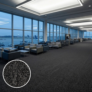 Hotel <b>Carpet</b> Solid Colors Wall to Wall Commercial Use Modern Low Pile Tufted Stain Resistant Polypropylene - Product Image 1