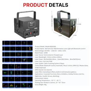 Dmx אפליקציה לתכנות לייזר אורות Rgb מקרן מופע לייזר אור לייזר <span class=keywords><strong>Dj</strong></span> דיסקו עבור מועדון לילה - Product Image 5