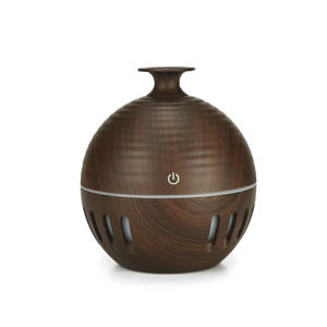 เครื่องเพิ่มความชื้นขนาดเล็ก ใช้พลังงานจาก USB ความจุ 130 มล. ดีไซน์ลายไม้ สำหรับบ้าน สำนักงาน เครื่องกระจายอากาศตั้งโต๊ะ - Product Image 5