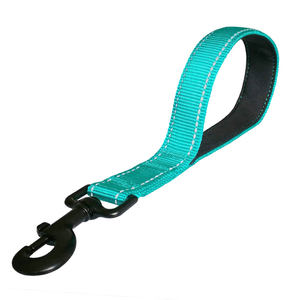 Ağır güçlü dayanıklı kısa kontrol yürüyüş eğitimi için evcil hayvan tasması yansıtıcı Pet aksesuarları kısa naylon köpek tasma kayışı - Product Image 6