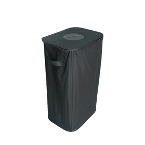 आधुनिक बड़े इनडोर होम रीसाइक्लिंग बिन ढक्कन के साथ और 2 हटाने योग्य पुनः प्रयोज्य आंतरिक बैग आयताकार कपड़े आयोजक - Product Image 1