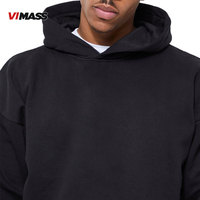 Hoodie à épaules tombantes en coton 100% personnalisé, design simple, pour homme, coupe courte, sweat-shirt de haute qualité