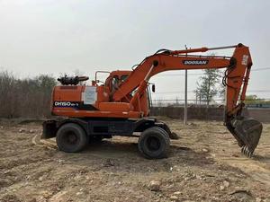 Excavadora de Ruedas Doosan DH150W-7 de Bajo Número de Horas, Original de Corea, 15 Toneladas, Usada, DH150W DH140W DX150W - Product Image 2