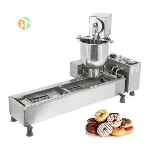Yüksek kaliteli donut yapma makinesi profesyonel otomatik çörek makinesi