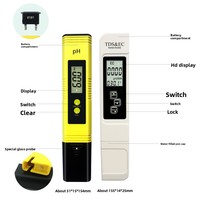 Kit combiné de testeur d'eau et de sol 3 pièces - pH-mètre numérique + Testeur TDS/EC/Température + Testeur d'humidité/luminosité/pH du sol pour jardin et aquarium
