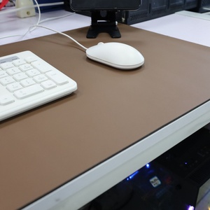 Custom Base Color Double Sided <b>Large</b> Extended PU Leather <b>Desk</b> Pad Protector Non-Slip Waterproof <b>Desk</b> Mat for Office Home - Product Image 4