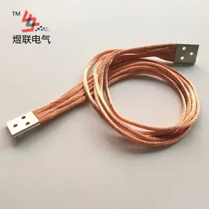 braided copper grounding strap copper shunt conductor