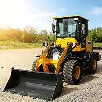 Traktor 25HP dengan kemampuan mengangkat beban, Traktor Mini, Wheel Loader, Front End Loader untuk penanganan beban sedang