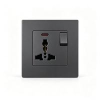 Prise murale universelle BENDI C42 86 Type 1, 16A 250V, multifonction, 3 broches, IP22, ignifuge, prise de courant PC, norme britannique