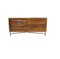 Buffet Moderne en Bois Élégant pour Salon et Salle à Manger – Meuble de Rangement Gain de Place au Design Raffiné pour la Maison