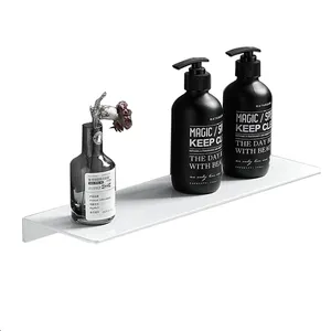 Multifunctional scenario use Wall-mounted storage rack kitchen spice holder Bathroom Cosmetics Shelf white