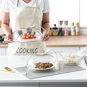 ฝาครอบกันฝุ่นสำหรับครัว C252 อุปกรณ์เสริมสำหรับถนอมอาหาร ใช้กับไมโครเวฟและเตาอบ ป้องกันอาหารกระเด็น - Product Image 5