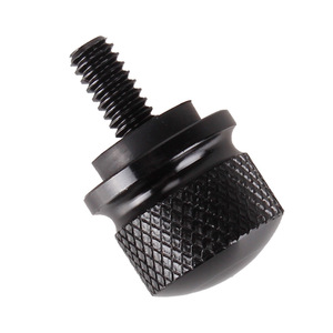 Vis de fixation rapide pour siège de moto M6 en acier noir et argent pour sièges Harley, garde-boue, écrous de fixation arrière - Product Image 4