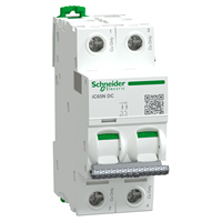 Interruptor Automático Schneider MCB Acti9 Pro IC65N DC 2P C16A A94NC216N6kA 1A-63A DC125V Curva C Original y Nuevo 100%