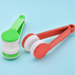 Brosse <span class=keywords><strong>de</strong></span> nettoyage créative, portable et multifonctionnelle en plastique, poils en nylon, légère (40g), pour <span class=keywords><strong>lunettes</strong></span> et toilettes, utilisation sûre - Product Image 1
